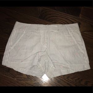 J Crew seer sucker anchor shorts